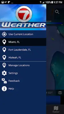 WSVN 7Weather - South Florida android App screenshot 0